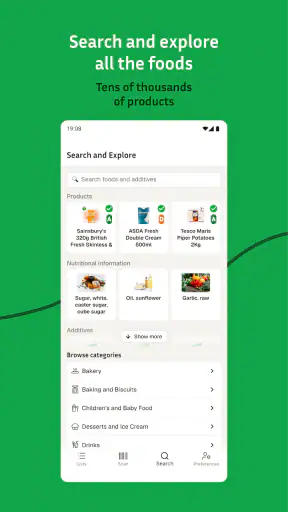 The Food App – Scan and swap screenshot