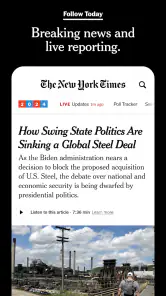 NYTimes: US and Global News screenshot
