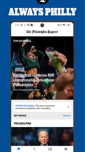 The Philadelphia Inquirer screenshot