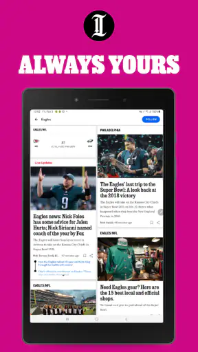 The Philadelphia Inquirer screenshot