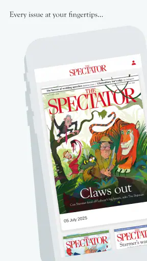 The Spectator Magazine screenshot