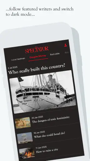 The Spectator Magazine screenshot