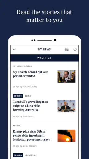 The Sydney Morning Herald screenshot