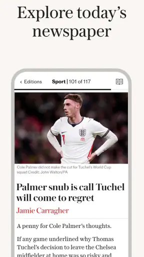 The Telegraph UK Latest News screenshot
