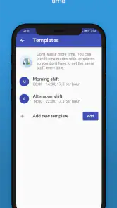 Timesheet salarisoverzicht screenshot