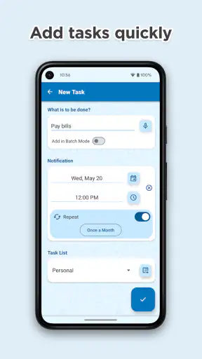 ToDo-lijst, Takenlijst screenshot