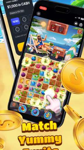 Tropical Crush: Win Cash Prize screenshot