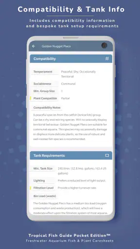 Tropical Fish Guide Pocket Ed. screenshot