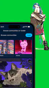 Tumblr—Fandom, kunst, chaos screenshot