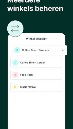 Tunder · POS · Verkooppunt screenshot