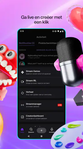 Twitch: Live streaming screenshot