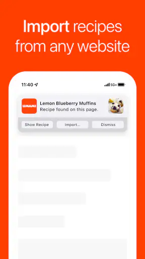 Umami - Receptenbeheer screenshot