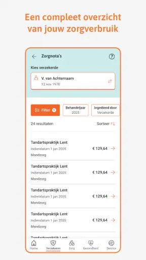UnitedConsumers Zorg screenshot
