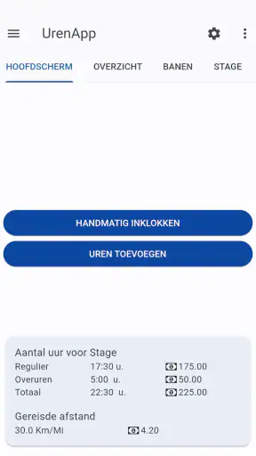 Uren App screenshot