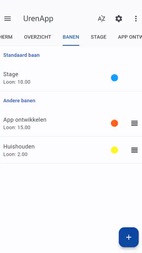 Uren App screenshot