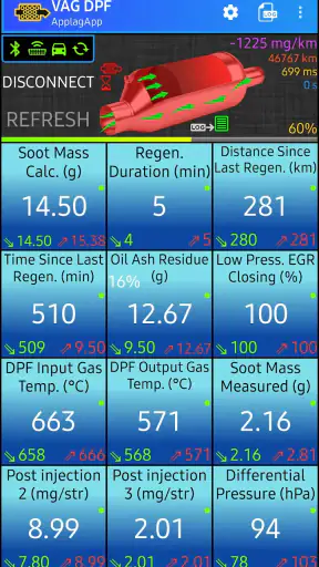 VAG DPF screenshot