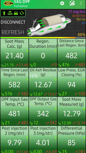 VAG DPF screenshot