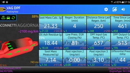 VAG DPF screenshot
