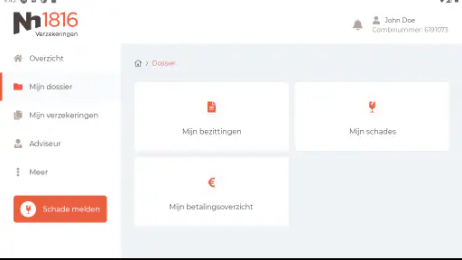 VerzekeringApp screenshot