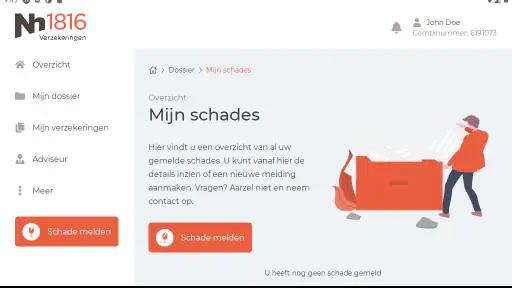VerzekeringApp screenshot