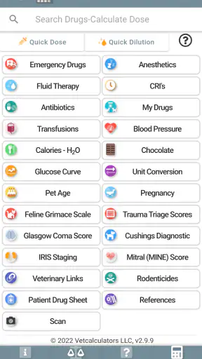 Vetcalculators screenshot