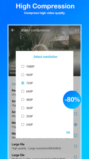 Video compressor - Reduce size screenshot