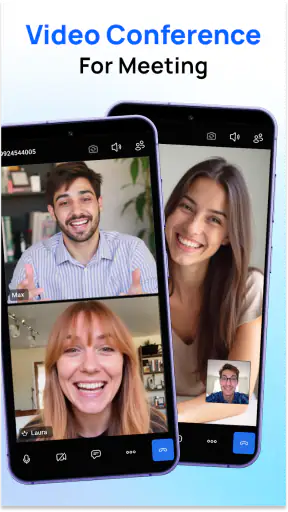 Videoconferentie vergaderingen screenshot