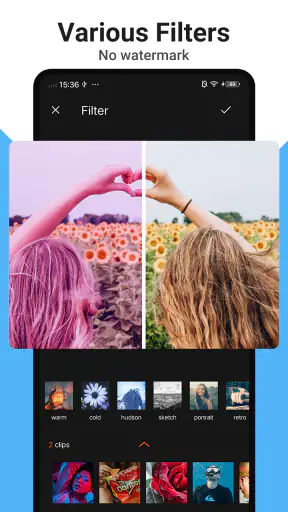 Videomaker muziek Video-editor screenshot