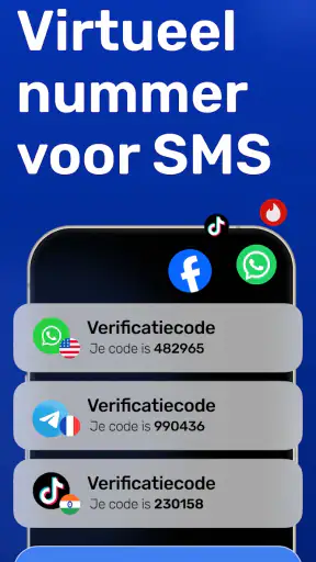 Virtueel Nummer – Ontvang SMS screenshot
