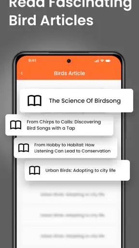 Vogelgeluiden Herkennen App screenshot