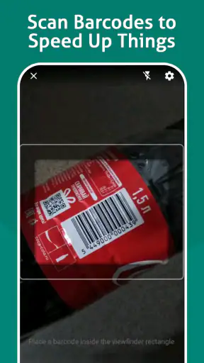 Voorraadlijst en winkelen screenshot