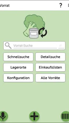 Vorrat, Lager, Einkaufslisten screenshot