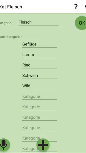 Vorrat, Lager, Einkaufslisten screenshot