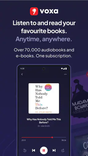 Voxa - Audiobooks & E-books screenshot
