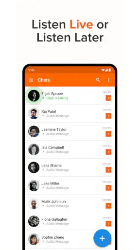 Voxer Walkie-Talkie PTT screenshot