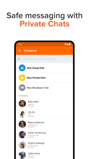 Voxer Walkie-Talkie PTT screenshot