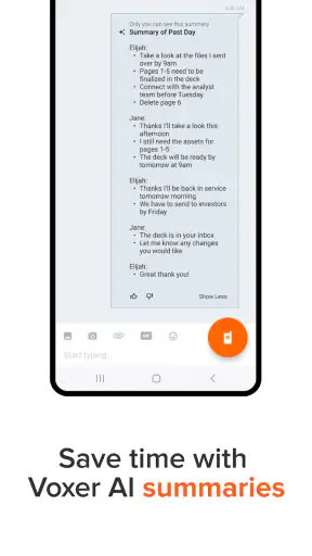 Voxer Walkie-Talkie PTT screenshot