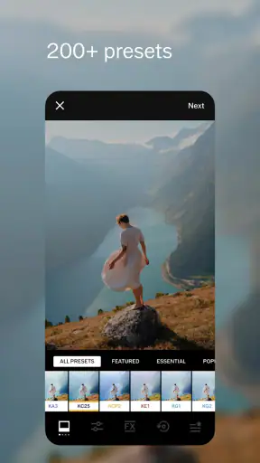 VSCO: Foto- en video-editor screenshot
