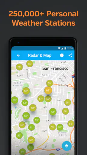 Weather data & microclimate :  screenshot