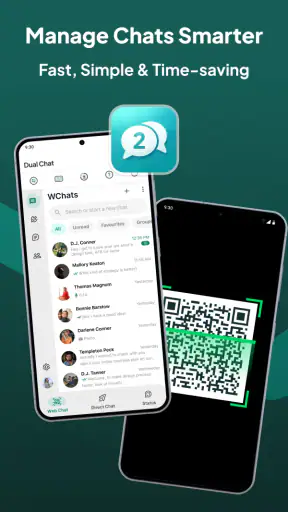 Web Scan & Dual Chat App screenshot