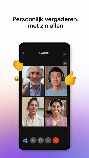 Webex Meetings screenshot