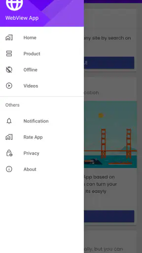 WebView Android App screenshot