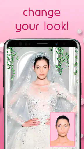 Wedding Dress Photo Montage screenshot