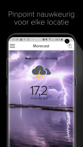 Weer & Weerradar - Morecast screenshot