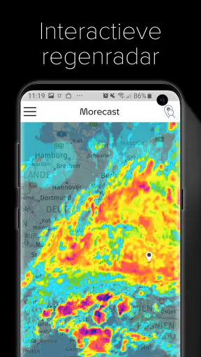 Weer & Weerradar - Morecast screenshot
