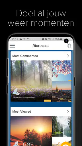 Weer & Weerradar - Morecast screenshot