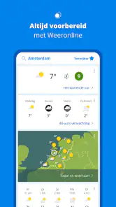 Weeronline:buien & regen radar screenshot