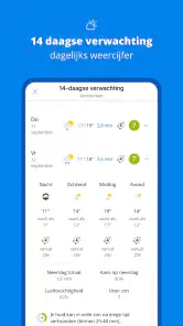 Weeronline:buien & regen radar screenshot