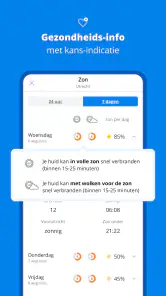 Weeronline:buien & regen radar screenshot
