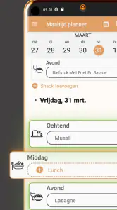 Wekelijkse Maaltijdplanner screenshot